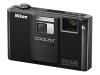 Nikon Coolpix S1000pj - Digital camera - compact with projector - 12.1 Mpix - optical zoom: 5 x - supported memory: SD, SDHC - black