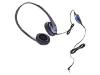 Altec Lansing AHP 10 - Headphones ( semi-open ) - black, blue