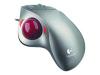 Logitech Trackman Marble Wheel - Trackball - optical - 3 button(s) - wired - PS/2, USB - white - retail