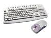 Trust Wireless - Keyboard - wireless - mouse - PS/2 wireless receiver - white - French