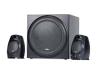 Labtec Pulse 424 - PC multimedia speaker system - 32 Watt (Total) - black