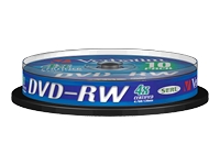 Verbatim
43552
DVD-RW/4.7GB 4xspd Serl Spindle 10