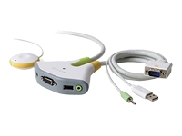 Belkin
F1DG102U
2-PORT KVM with Remote USB AUDIO