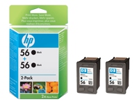 HP
C9502AE
HP Ink Cart 56/black 19ml 2pk