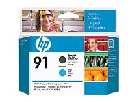 HP
C9460A
HP 91 Matte Black and Cyan Printhead
