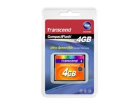 Transcend
TS4GCF133
CompactFlash/4GB MLC 133x