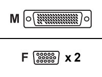HP
GS567AA
HP DMS 59 to Dual VGA Cable Kit
