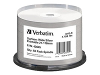 Verbatim
43645
DVD-R/AZO 4.7GB 16x 50 spindle