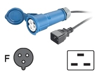 Apc
AP9899
Pwr Cord 16A 230V C20 to IEC 309F