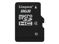 Kingston
SDC4/8GBSP
Secure Digital/8GB microSDHC C4 w/o Adap