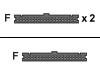 StarTech.com - IDE / EIDE cable - UDMA 66/100 - 40 PIN IDC (F) - 40 PIN IDC (F) - 0.5 m