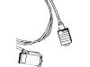 IBM - Ethernet 10Base-T cable - DB-9 (M) - 2.4 m - STP