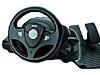 Logitech Dexxa Steering Wheel - Wheel and pedals set - 4 button(s) - black