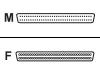 Toshiba - SCSI internal to external cable - HD-68 (M) - HD-68 (F)