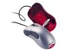 Microsoft IntelliMouse - Mouse - optical - 4 button(s) - wired - PS/2, USB - metallic silver - retail