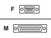 Belkin - Serial adapter - DB-9 (M) - DB-25 (M)