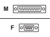 Belkin - Printer cable - DB-25 (F) - DB-9 (M) - 3 m