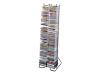Fellowes CD Tower - Media storage rack - capacity: 120 CD - black