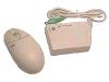 HP - Mouse - 2 button(s) - wireless - PS/2 wireless receiver - white