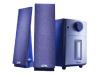 Fujitsu Soundbird Flat Panel Pro - PC multimedia speakers - 16 Watt (Total) - grey