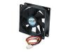 StarTech.com 80x25mm Ball Bearing Quiet Computer Case Fan w/ TX3 Connector - System fan kit - 80 mm
