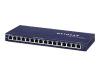 NETGEAR ProSafe FS116 10/100 Desktop Switch - Switch - 16 ports - EN, Fast EN - 10Base-T, 100Base-TX