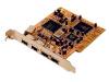 ComboCard - USB / FireWire adapter - PCI - USB, Firewire - 5 ports