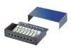 Roline - Patch panel - black - 8 ports