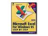 Microsoft Excel for Windows 95 Step by Step - reference book - English