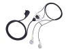 Nokia HDS 3 - Headset ( ear-bud ) - black, silver