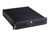 Chieftec Super IPC UNC-210S-B - Rack-mountable - 2U - ATX - power supply 400 Watt - black