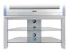 Panasonic VS 36PBL - Stand for TV - metal, glass - silver