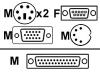 Avocent - Keyboard / video / mouse (KVM) cable - DB-9, 6 pin PS/2, HD-15, 5 PIN DIN - DB-25 (M) - 4.6 m