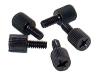 StarTech.com 6-32, 5/16in Long Black Metal Computer Case Thumbscrew - Thumb screw - 8 mm (pack of 50 )