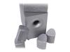 Eltax HomeCinema 1 - Home theatre speaker system - silver