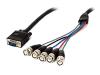 StarTech.com - Display cable - HD-15 (M) - BNC (M) - 4.6 m