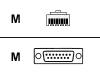 3Com - G.703 cable - DB-15 (M) - RJ-45 (M) - 3 m