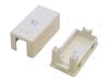 StarTech.com Single Outlet Universal Wallbox - Modular wallbox - white