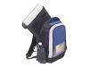 Belkin Syllabus Backpack - Notebook carrying backpack - black, white, blue