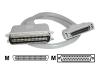 AESP - SCSI external cable - 50 PIN Centronics (M) - DB-50 (M) - 0.6 m