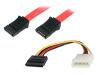 StarTech.com - Serial ATA / SAS cable - Serial ATA 150 - 7 pin Serial ATA, 15 pin SATA power - 4 PIN internal power, 7 pin Serial ATA