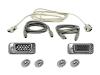 Belkin PRO Series OmniView - Keyboard / video / mouse (KVM) cable kit - 6 pin PS/2, HD-15 - 6 pin PS/2, HD-15 (M) - 1.83 m