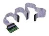 Belkin Internal SCSI III LVD Three Drive Ribbon Cable - SCSI internal cable - LVD - HD-68 (M) - HD-68 (M) - 1.016 m - blue