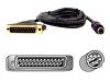 Belkin Gold Series - Serial cable - 8 PIN mini-DIN (M) - DB-25 (M) - 3 m - molded, thumbscrews