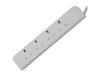 Belkin PowerStrip E-Series - Power distribution strip - AC 250 V - 4 Output Connector(s) - United Kingdom
