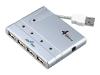 Good Way USB 2.0 Hi-Speed 4 Port Hub UH-704 - Hub - 4 ports - Hi-Speed USB
