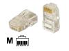 AESP Signamax - Phone connector - RJ-12 (M) (pack of 100 )