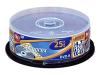 Memorex Professional - 25 x DVD-R - 4.7 GB ( 120min ) 4x - spindle - storage media