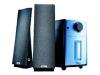 Fujitsu Soundbird Flat Panel Pro Black Edition - PC multimedia speaker system - 16 Watt (Total) - black