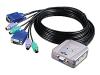 Good Way KS-702 - KVM switch - PS/2 - 2 ports - 1 local user external